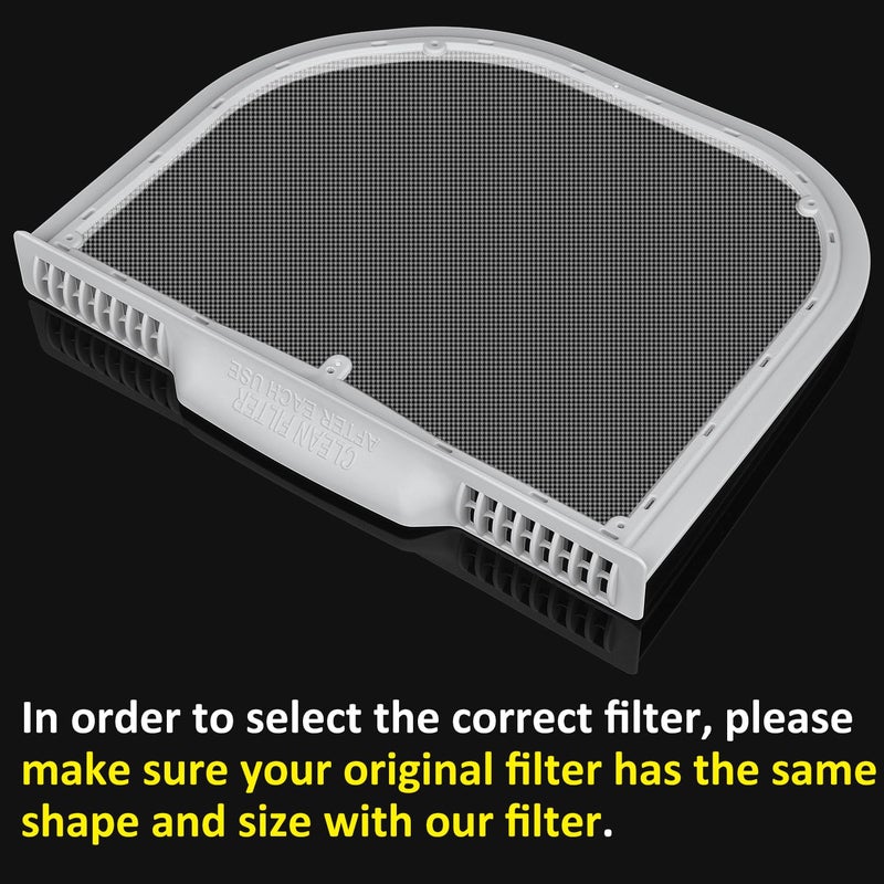 Jolaxy 5231EL1001C Lint Filter Replacement for LG & Kenmore Dryers, Ultra Durable Dryer Lint Screen Trap, Compatible with Part Number AP5248138 PS3527575 - Image 4